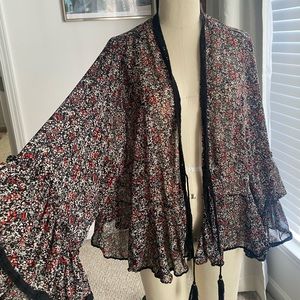 Free People Bell Sleeve Kimono